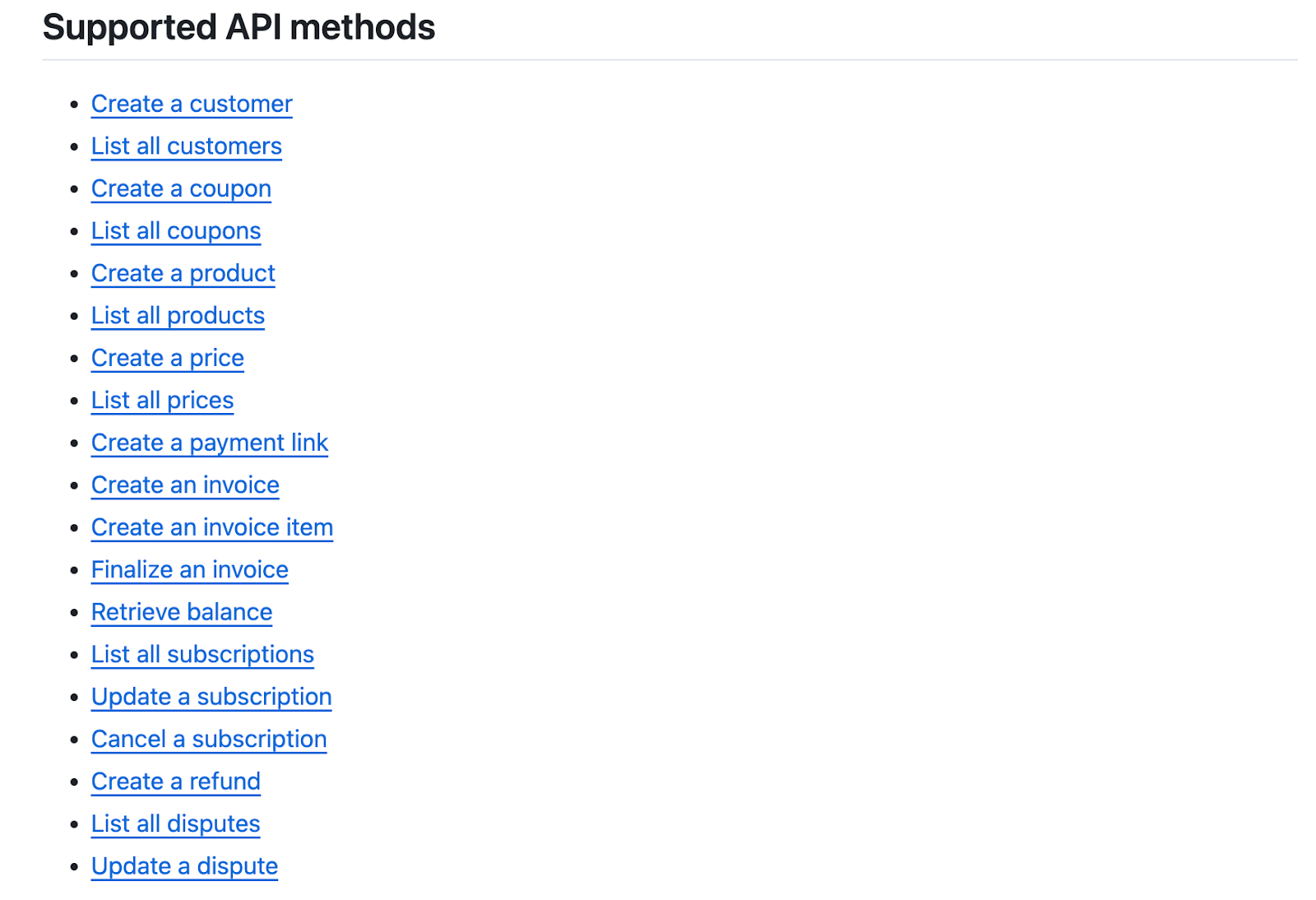 Stripe APIs