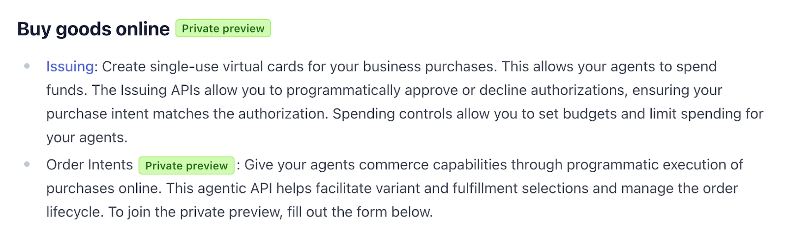 Stripe Developer Preview
